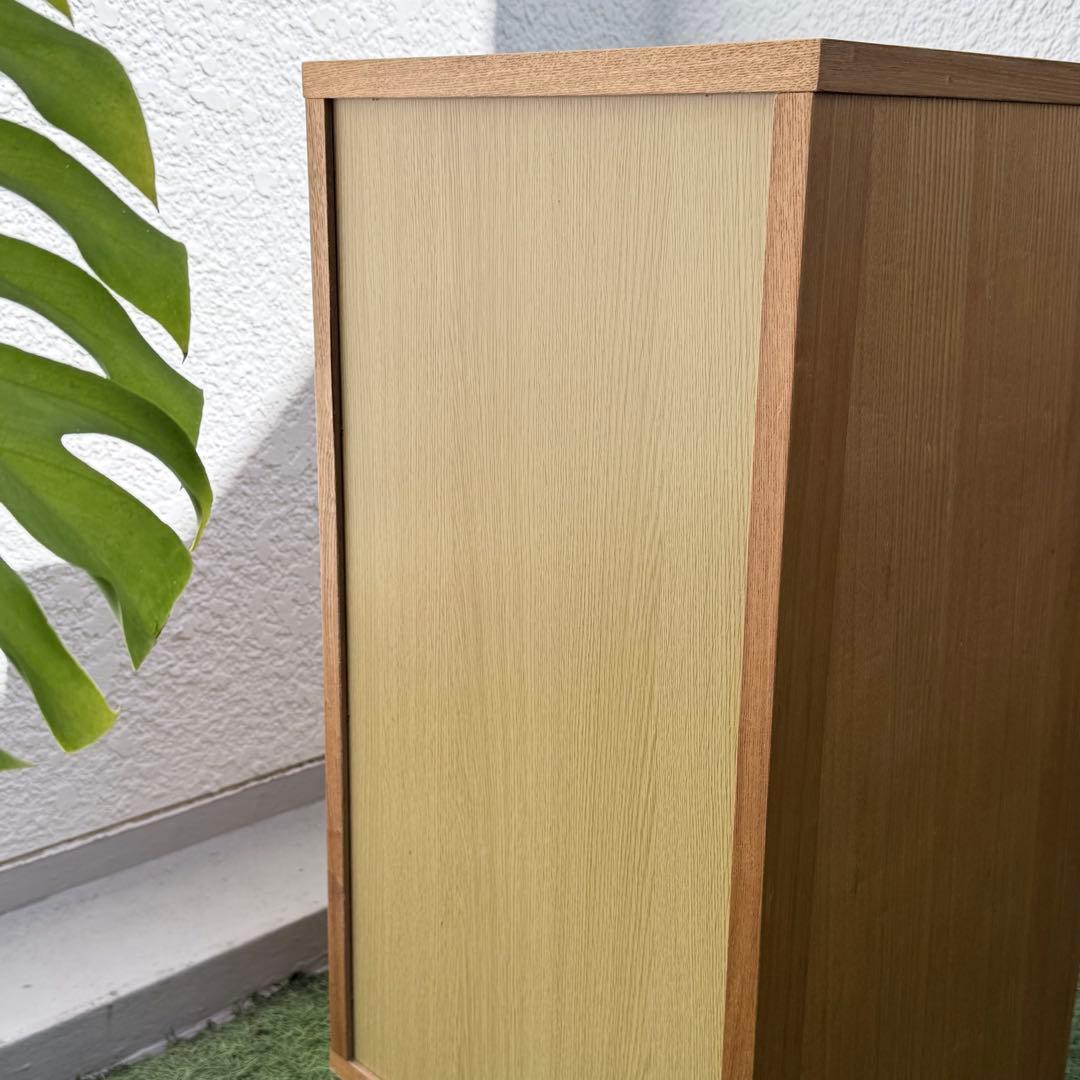 【廃盤】MUJI 木製4段チェスト W400