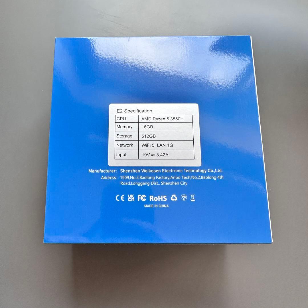 BOSGAME E2 ミニPC Windows 11 Pro