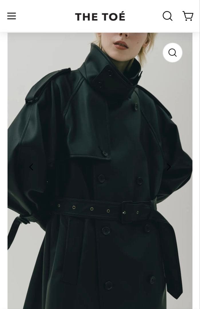 【新品未使用】THETOE Kensington trench coat