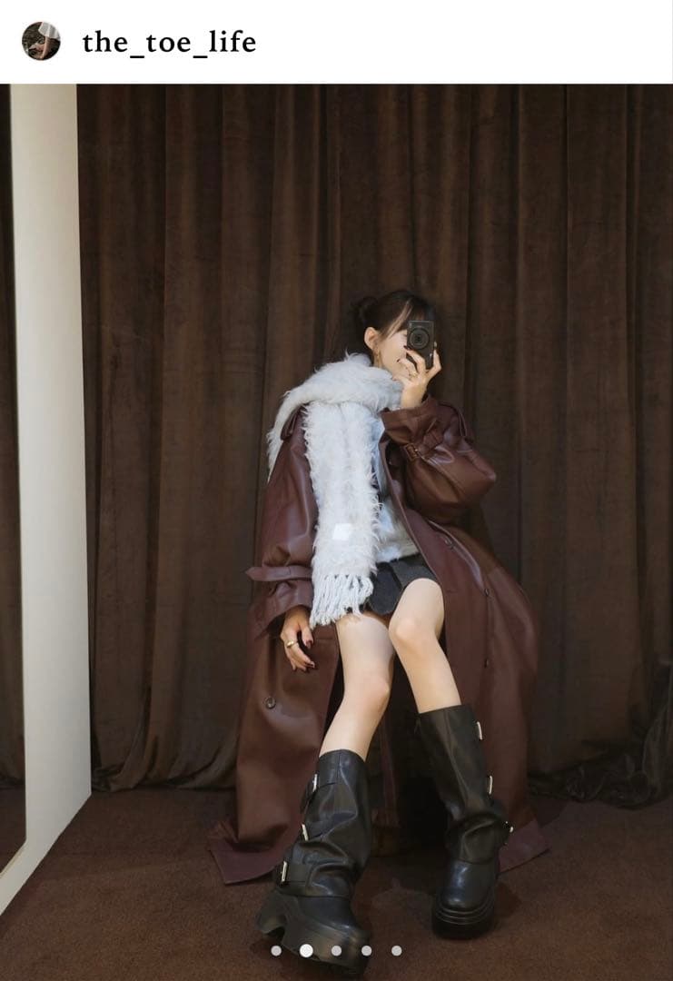 【新品未使用】THETOE Kensington trench coat