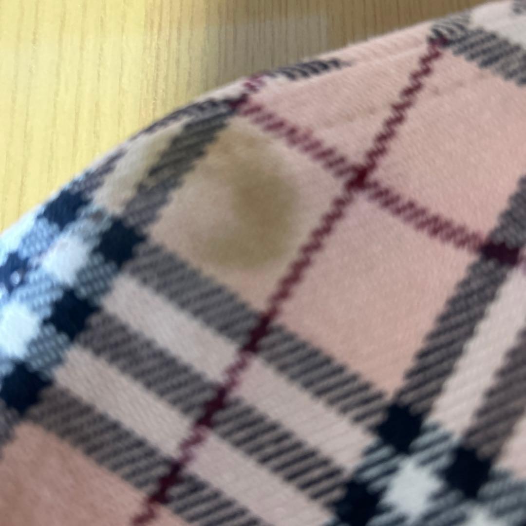 フ*p様 希少Burberryブルーレーベル　ピンク色ノバチェック柄トレンチコー
