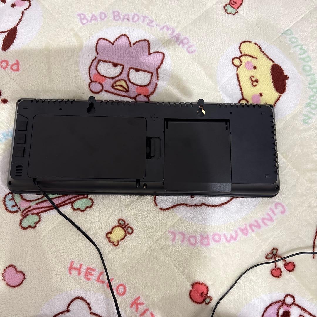 ニトリ電波・ LED掛け置き兼用時計/梱包済！値下げ❌