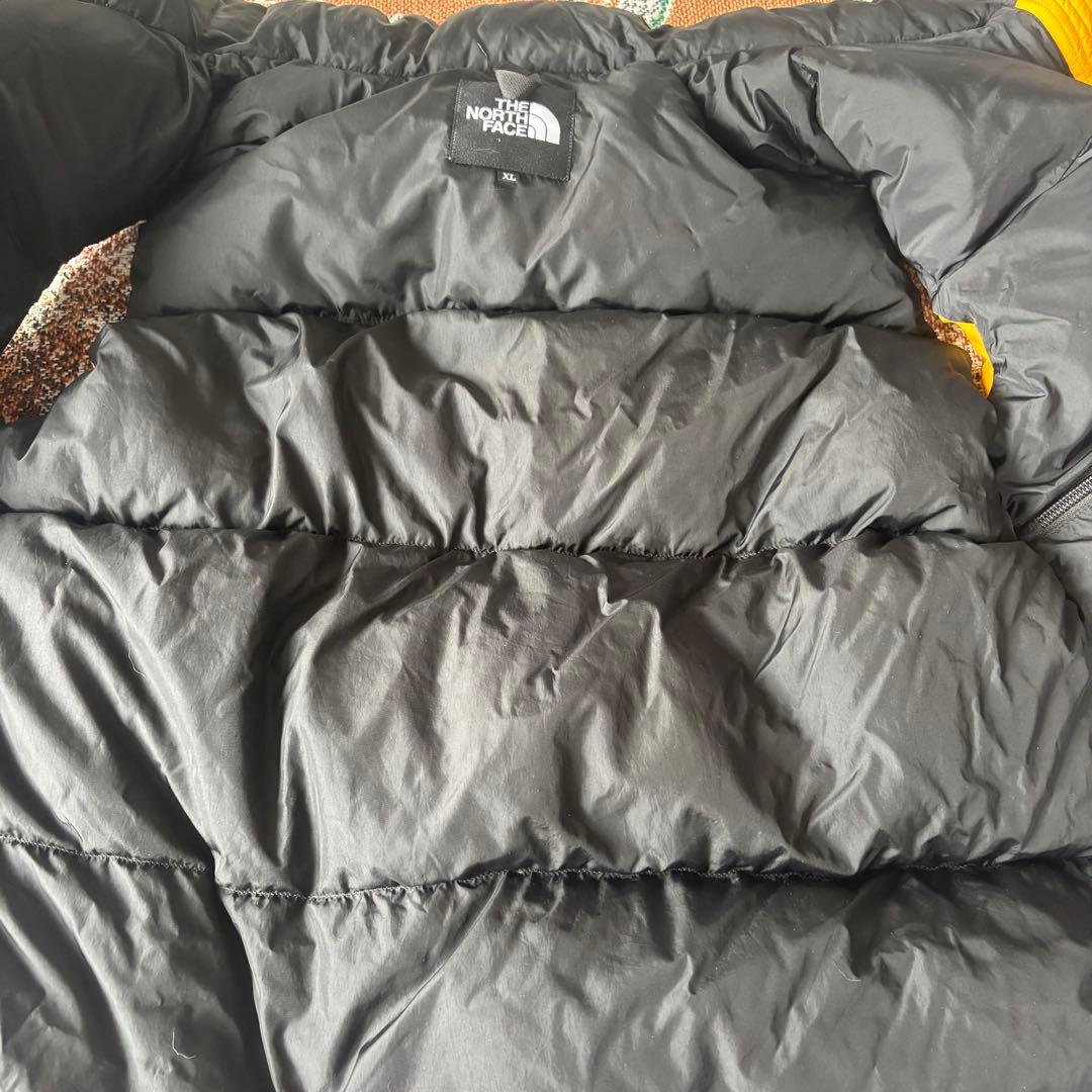 THE NORTH FACE ダウンベスト イエロー/ネイビー