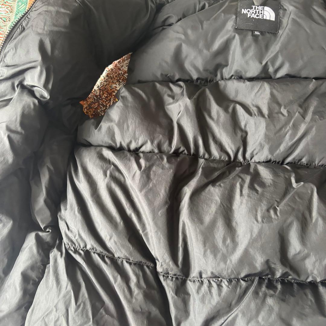 THE NORTH FACE ダウンベスト イエロー/ネイビー