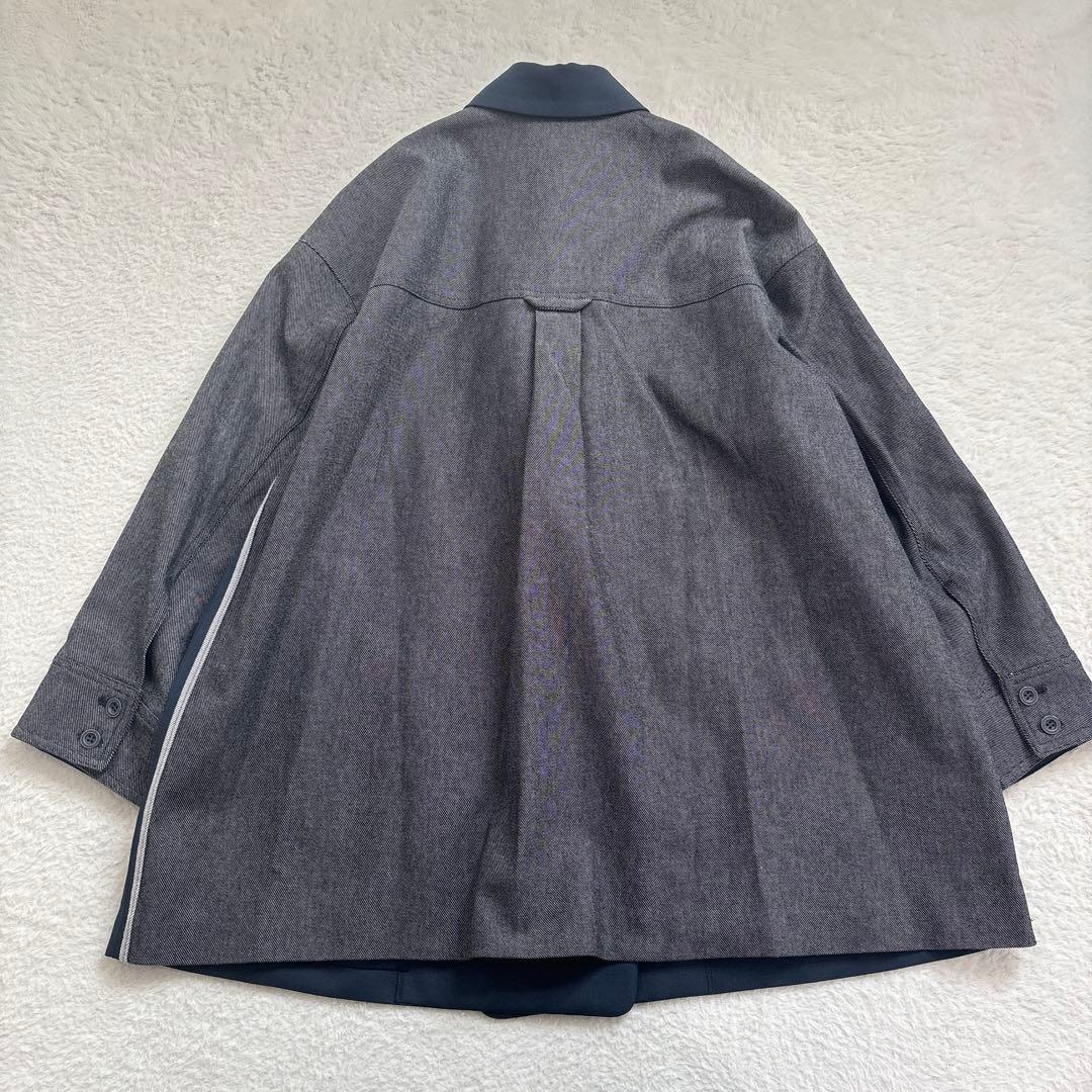 極美品 Ameri BACK DENIM DETAIL BLAZER ジャケット