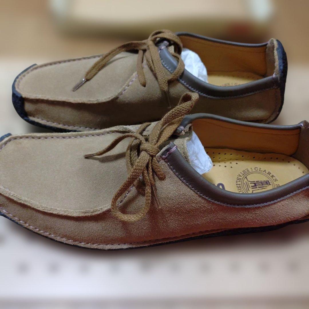クラークス ナタリー ベージュ スエード CLARKS NATALIE UK8
