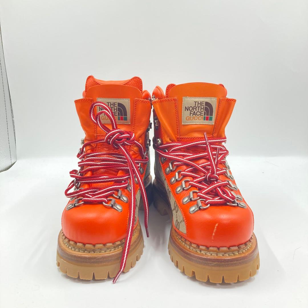 GUCCI × THE NORTH FACE トレッキングブーツ GG 34.5