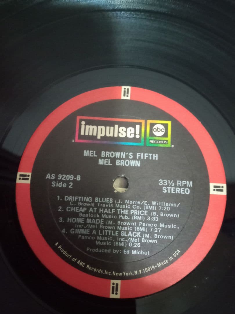 Mel Brown　レアグルーヴ　ブルース　JAZZ FUNK サンプリング