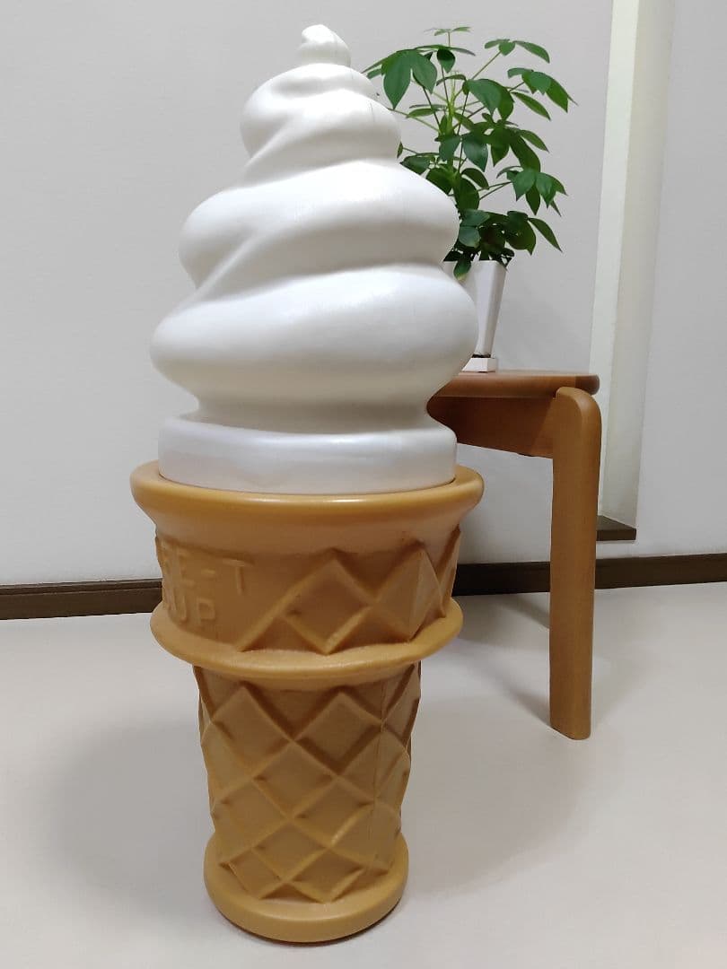 ソフトクリーム アイスクリーム 置物 看板 店舗什器 昭和レトロ