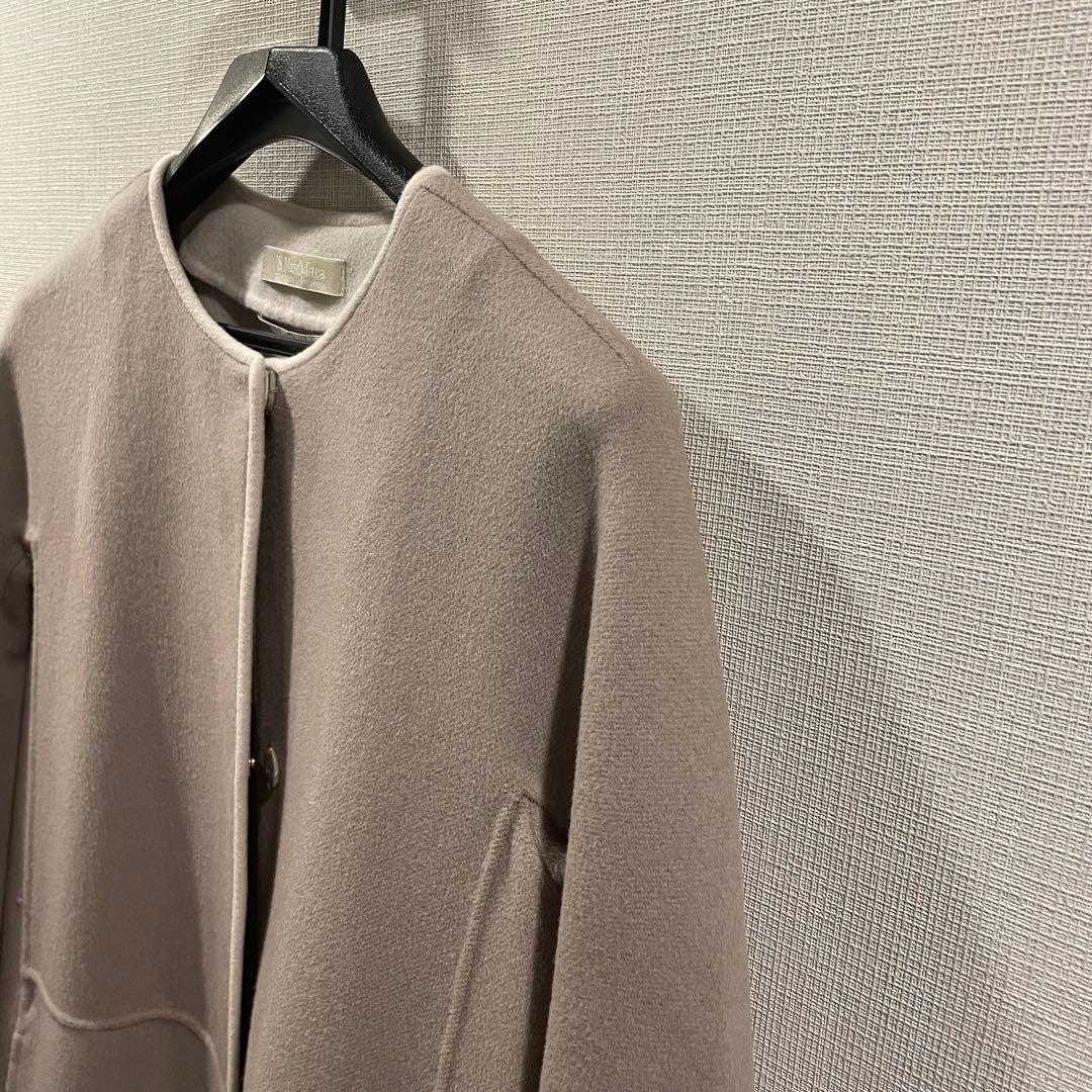 S MAX MARA クチートアマーノ　ノーカラーコート