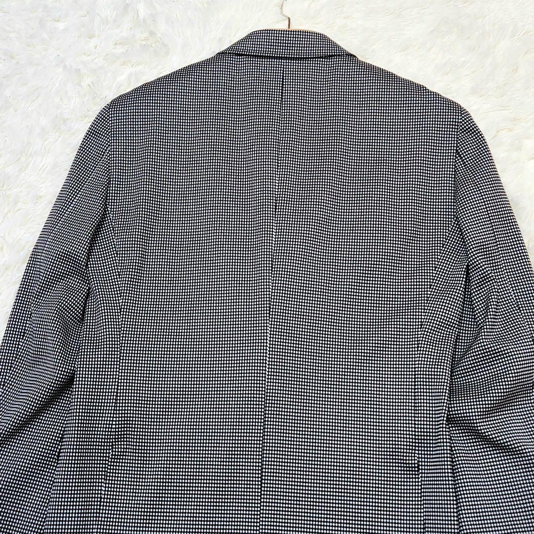 極美品✨ 麻布テーラー ジャージー テーラードジャケット ストレッチ 総柄 L
