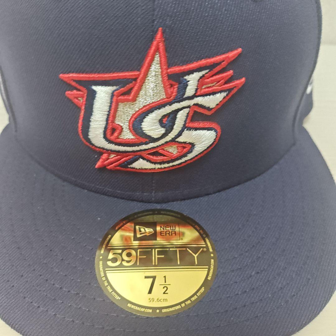 【美品】WBC アメリカ代表 59FIFTY 7 1/2　ネイビー