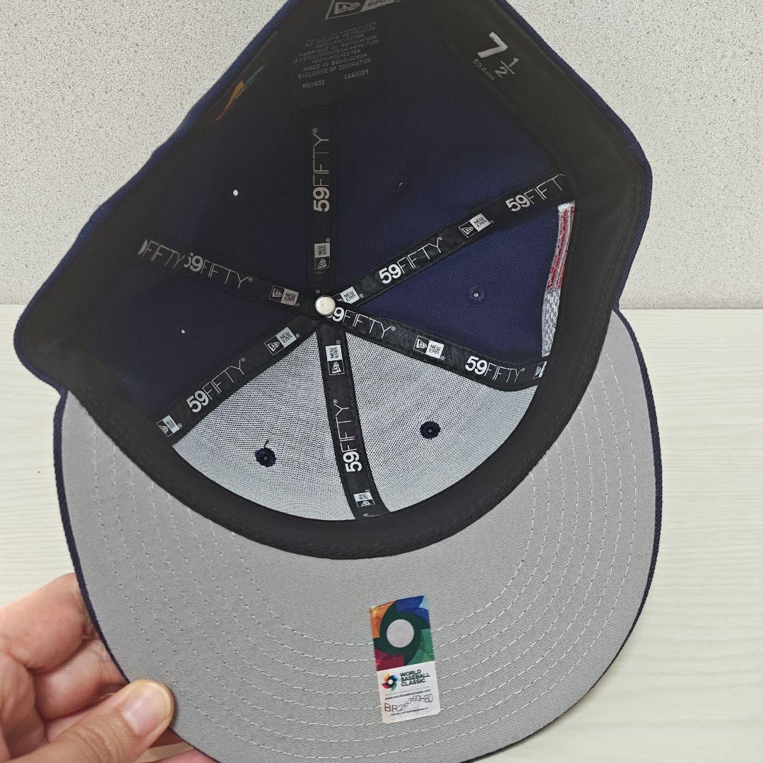 【美品】WBC アメリカ代表 59FIFTY 7 1/2　ネイビー