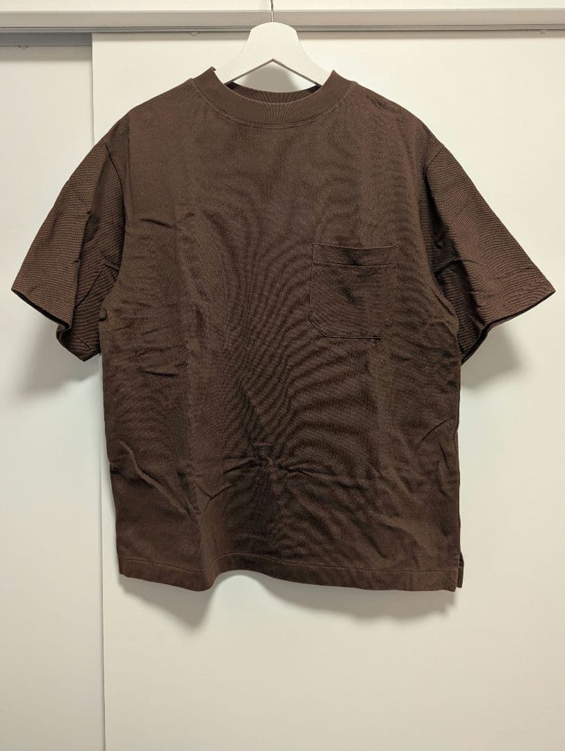 AURALEE ブラウン SHRINK PIQUE BIGTEE Tシャツ 3