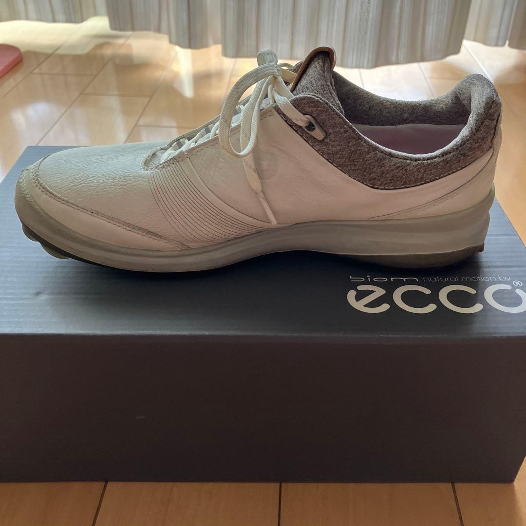 ハニー　ECCO ゴルフシューズ ホワイト　再値下げ！