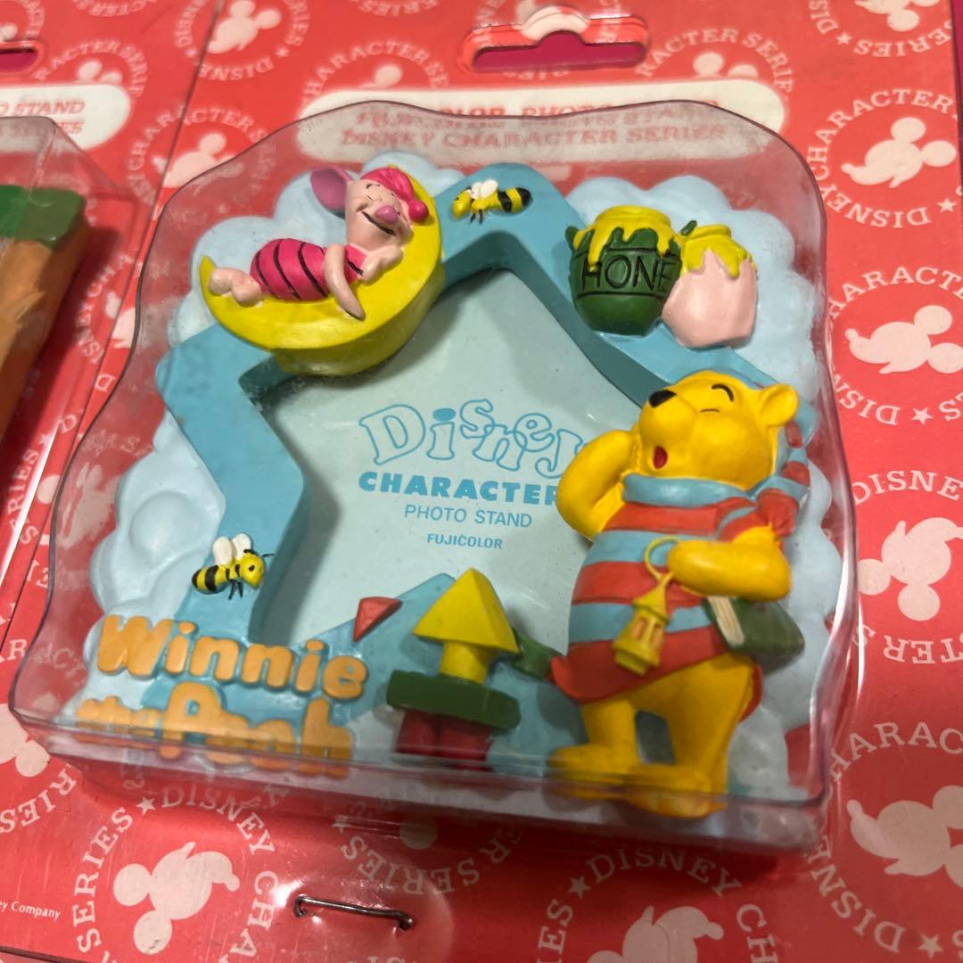 レア★フジカラー　ディズニー　プーさん　陶器フォトフレーム