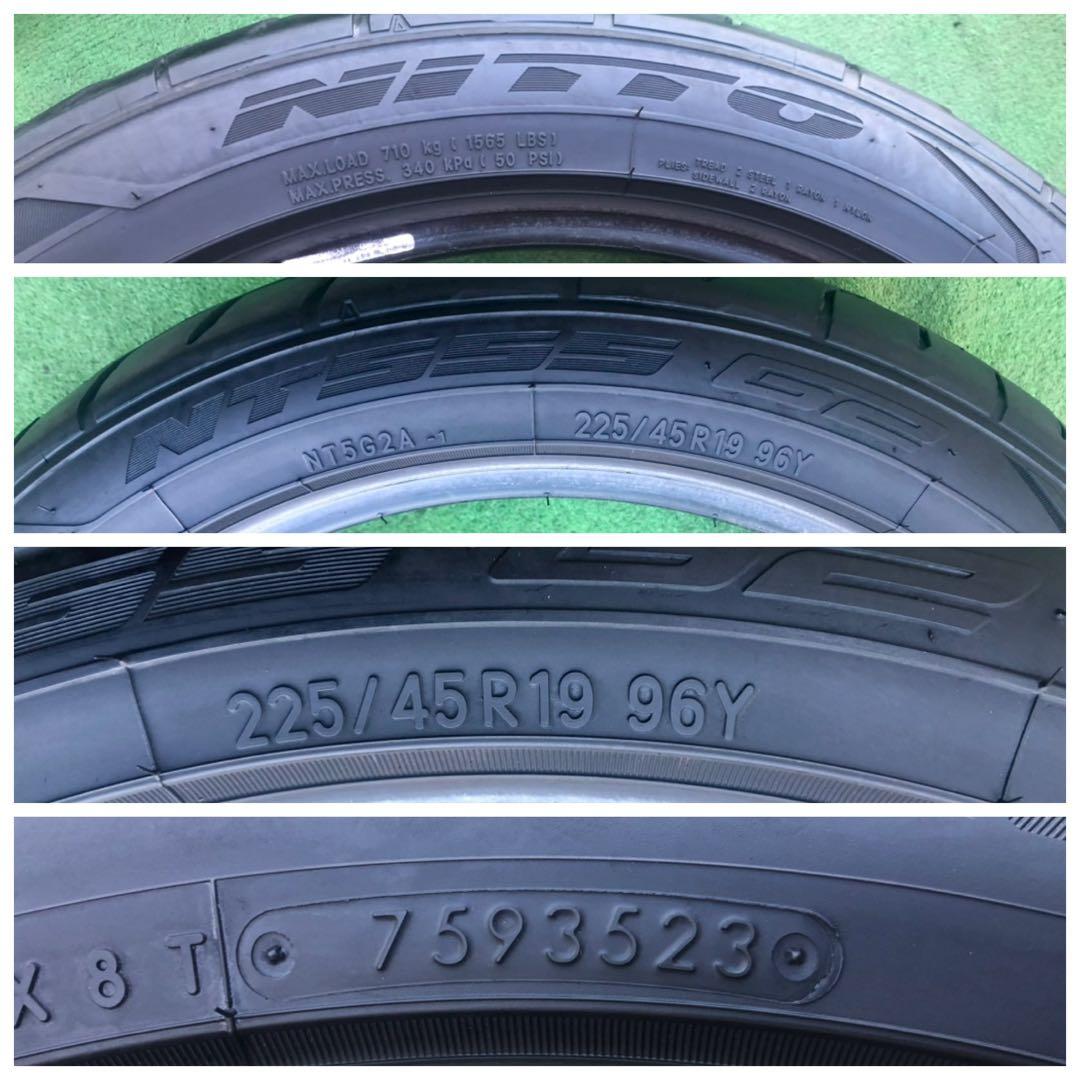 225/45 R19、245/40 R19 NITTO NT555ラジアルタイヤ