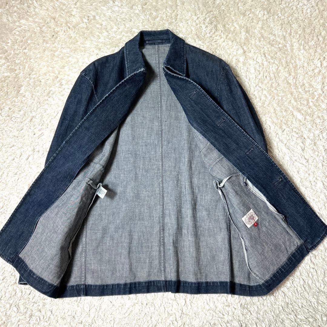 【極美品】J.PRESS カバーオールデニム 赤ダグ インディゴ Lサイズ