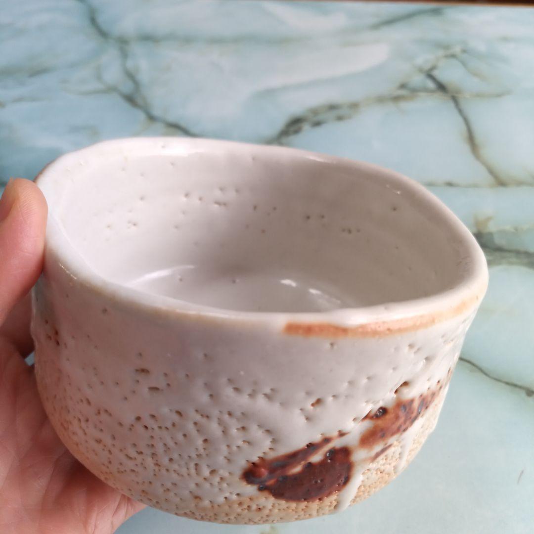 美濃志野焼　虎渓窯　茶道具　抹茶碗 　　抹茶碗