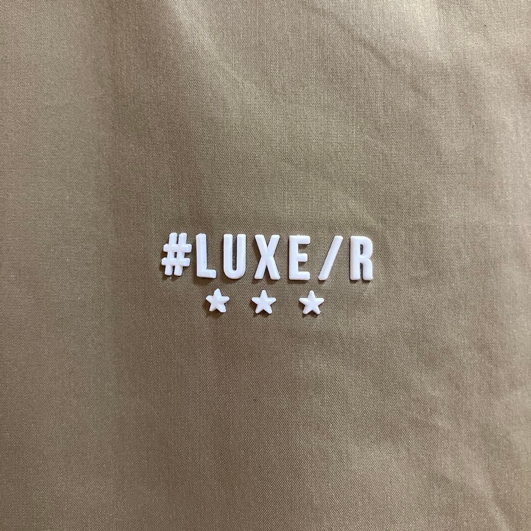 LUXE/R GOLF ストレッチ布帛長袖トレーナー