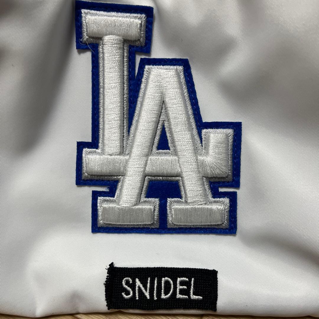 SNIDEL LAロゴ ボストンバッグ ドジャース