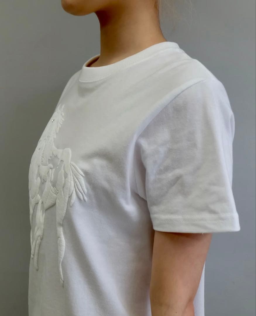 トップス Labyrins Dont Cry Horse Tshirt White