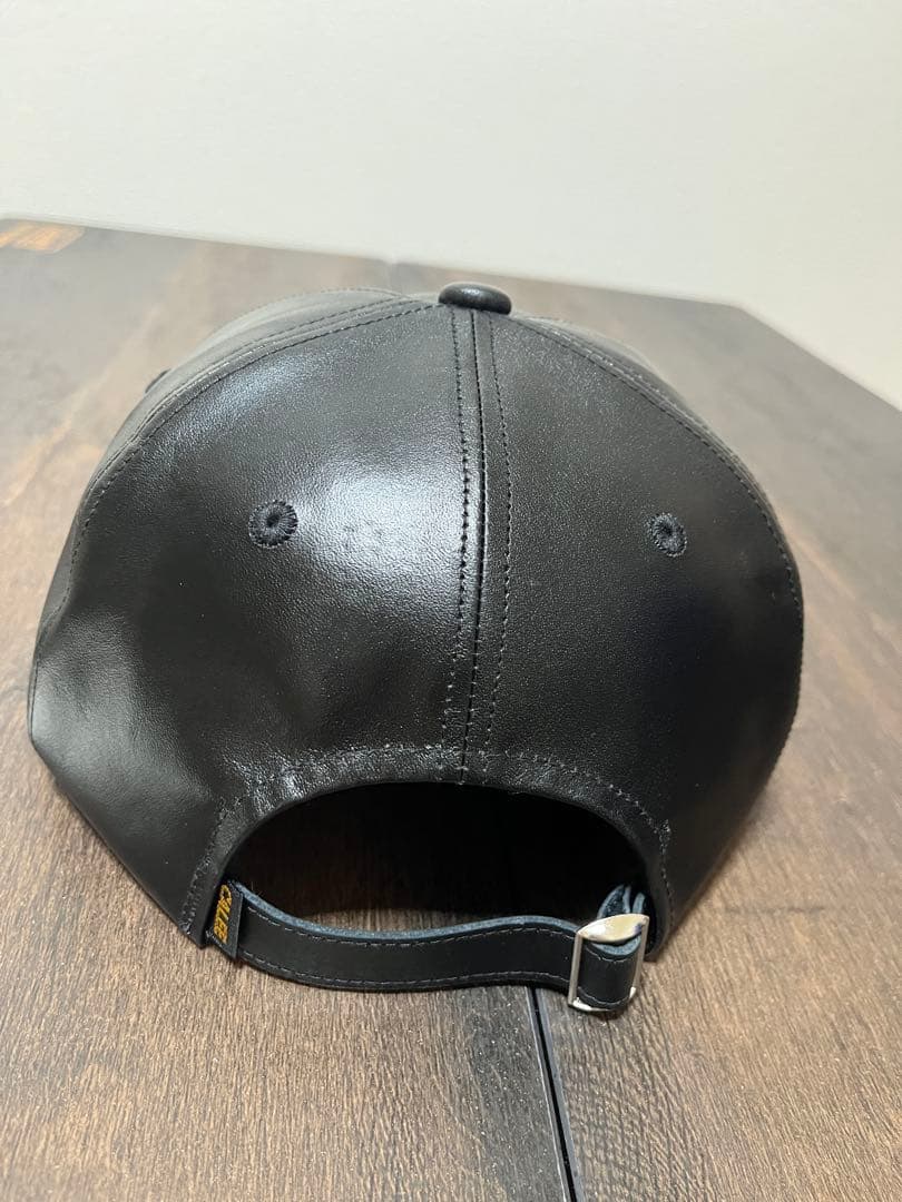 と*4様 CALEE STUDS LEATHER SOLID CAP キャップ