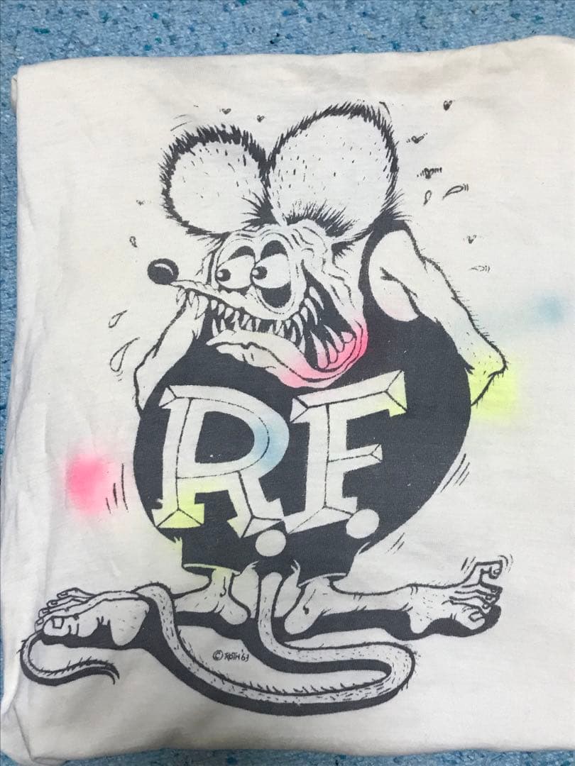 60s Ed ROTH エドロス エアブラシ ラットフィンク Tシャツ