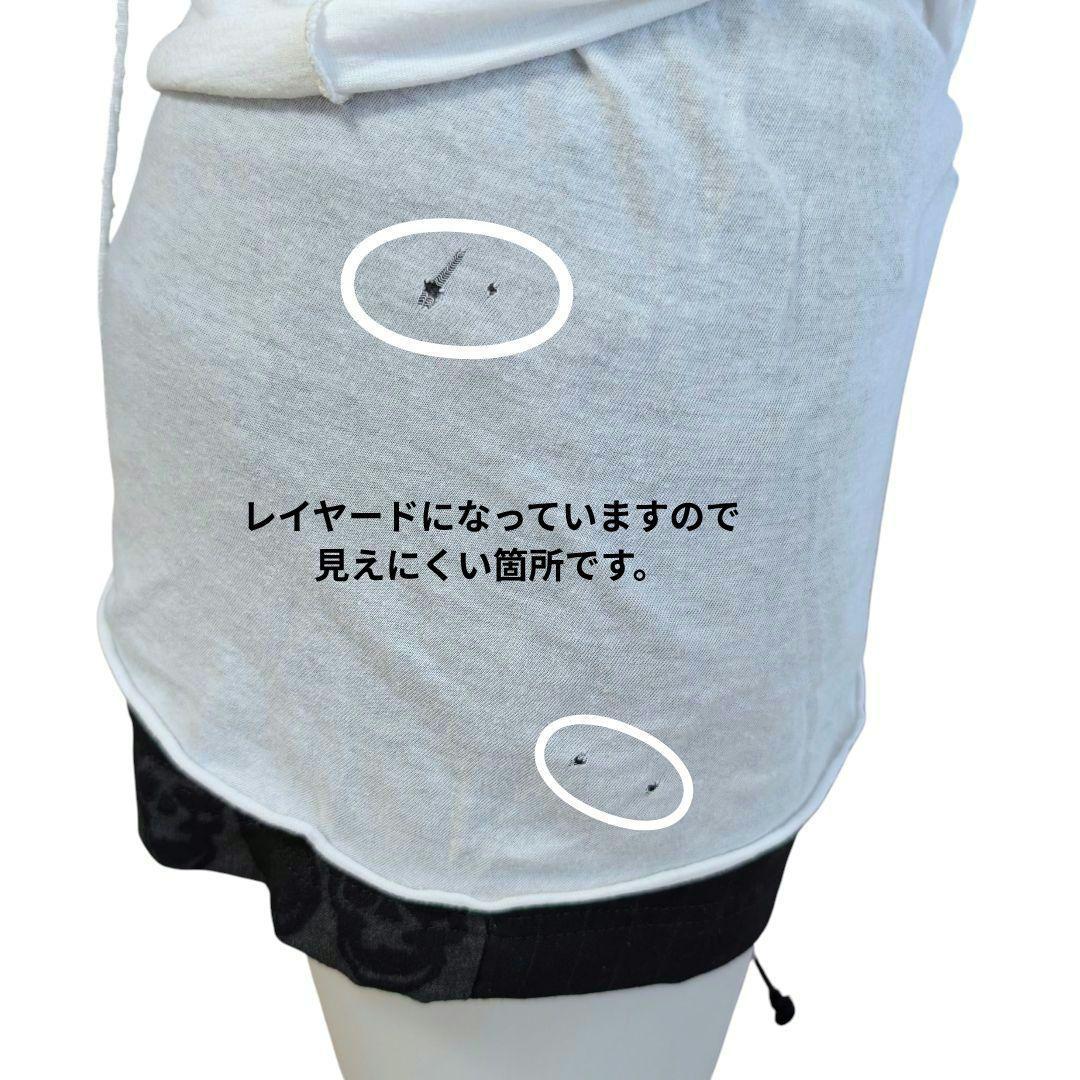 LGB 希少 MU レイヤード Ｔシャツ レーサーバック ホワイト 白