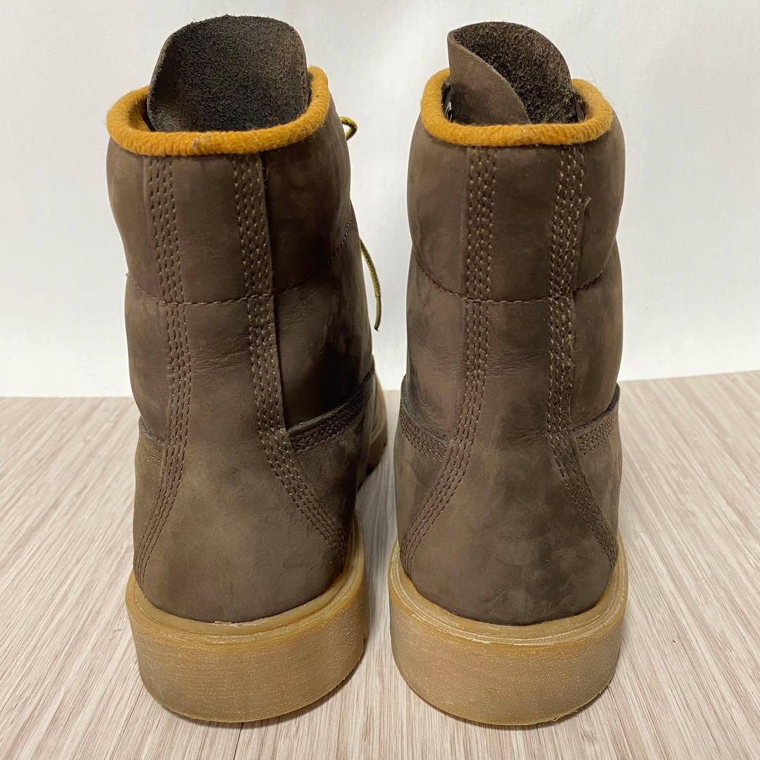 Timberland レースアップブーツ ワークブーツ 7.5W ブラウン