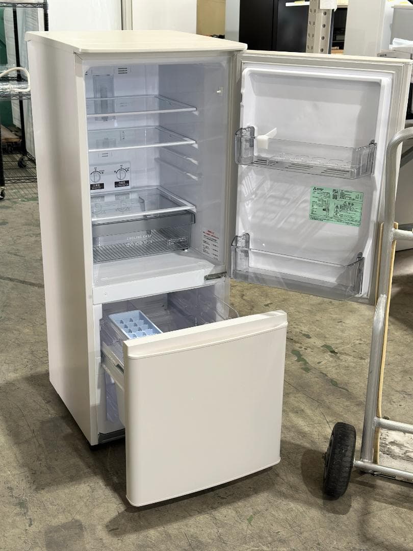 新生活■三菱電機■冷蔵庫　MR-P15G-W1　2022年製　1人暮らし