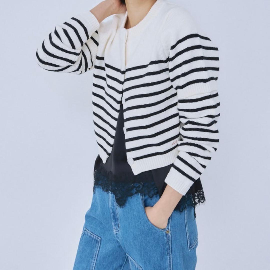 2way sleeve Knit カーディガン Searoom