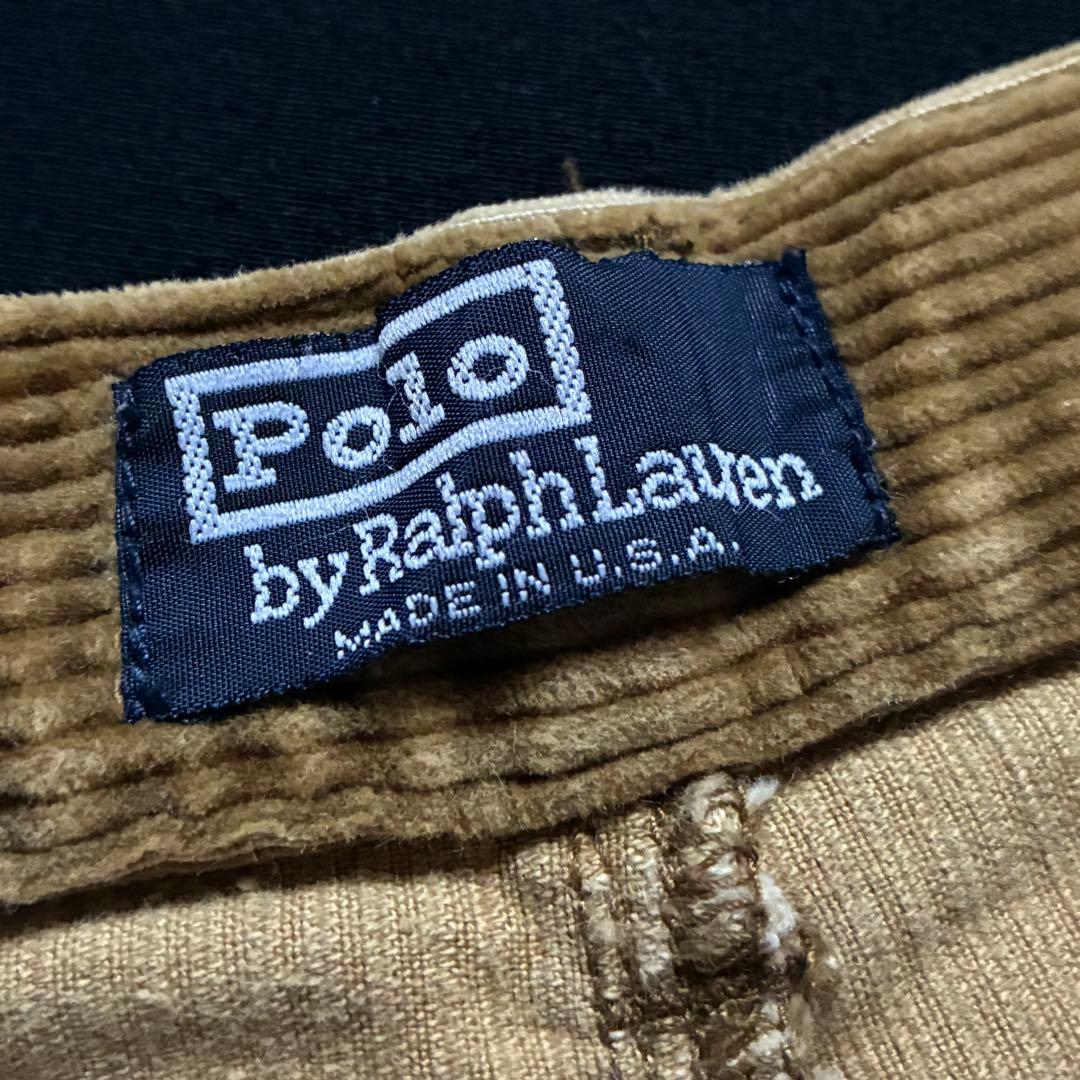 usa製 Polo country 太畝コーデュロイパンツ ライトブラウン
