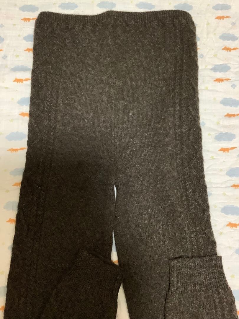 ウールレギンス　ウール100% XXLサイズ　モンゴル産　厚手　スパッツ