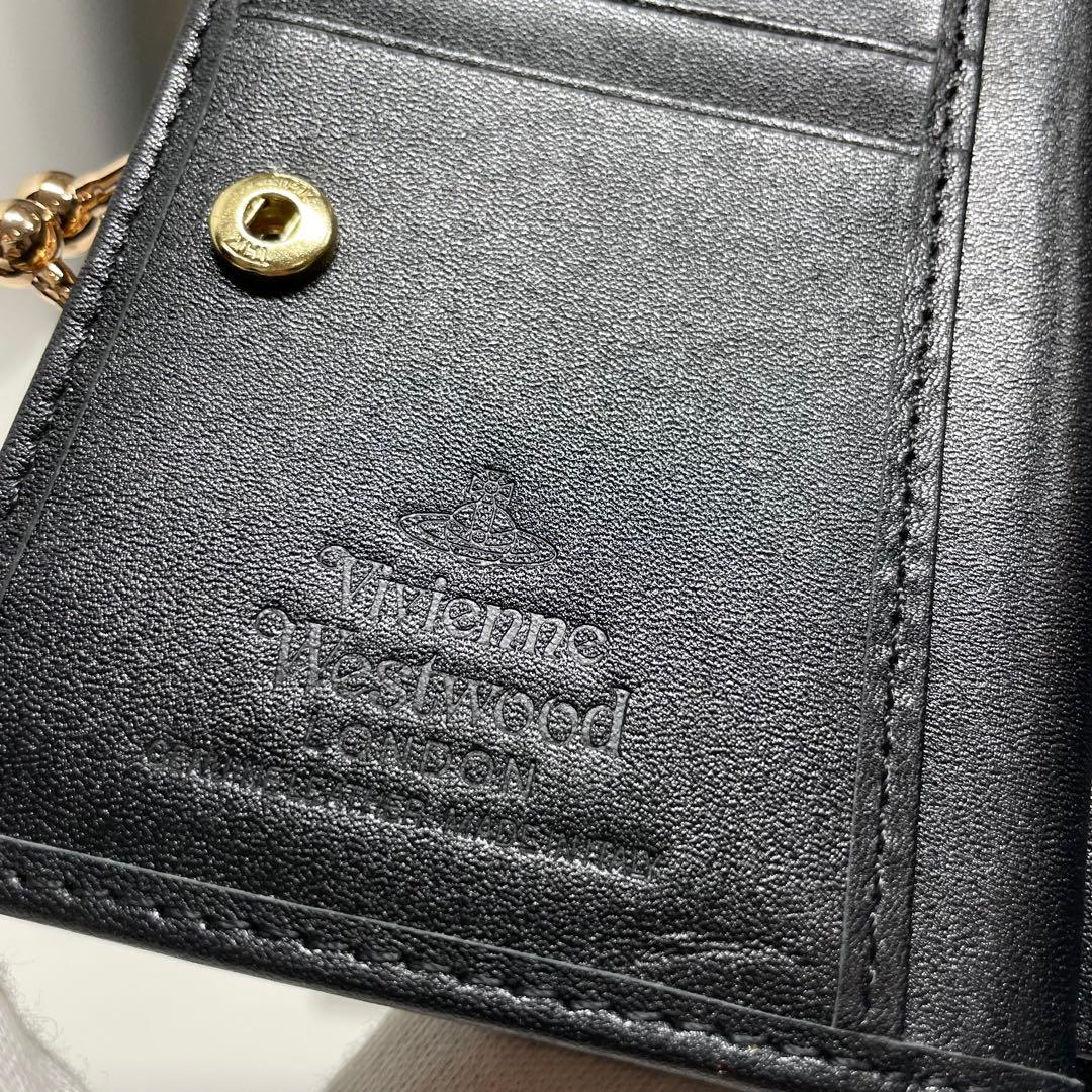 れ*お様 Vivienne Westwood ブラック 二つ折り財布