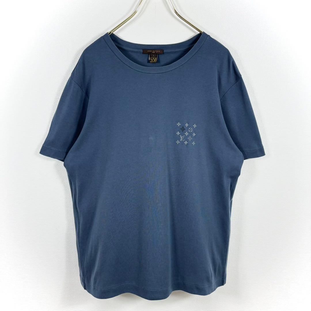 LV ルイヴィトン モノグラムTシャツ　\"ネイビー\" Lサイズ