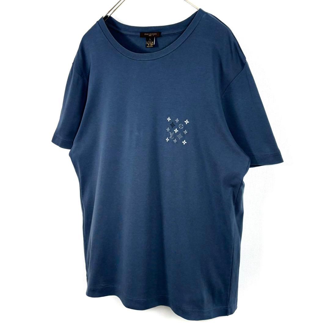LV ルイヴィトン モノグラムTシャツ　\"ネイビー\" Lサイズ