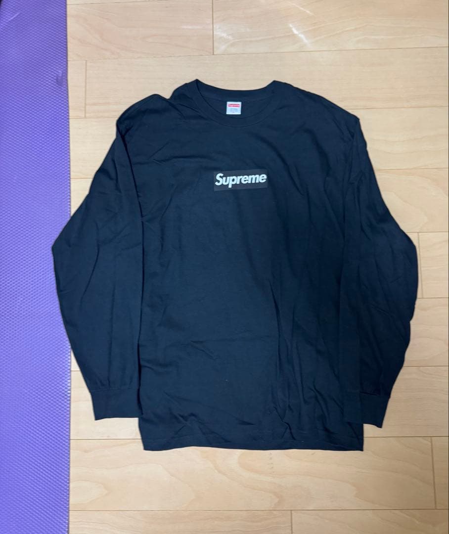 Supreme BOXロゴ ロンTシャツ XL ブラック