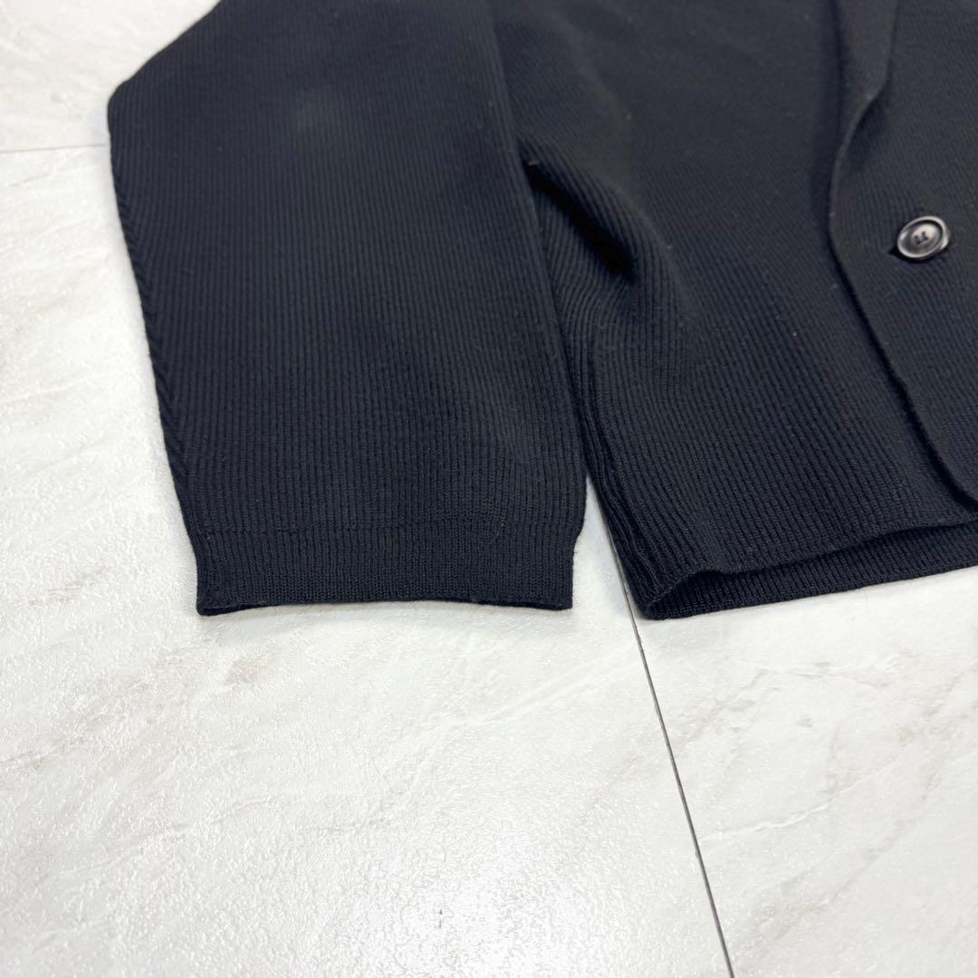 archive 90s ISSEY MIYAKE ニット ダブル ジャケット 黒