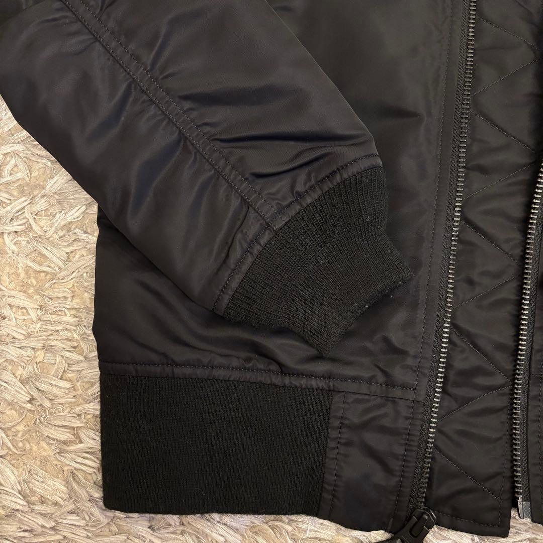 美品☆アルファインダストリーズ MA1 ブラック ジャケット S