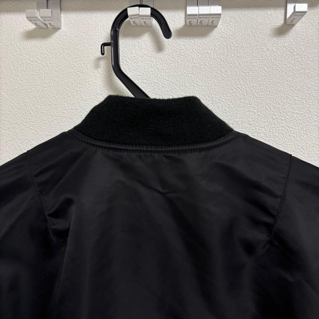 美品☆アルファインダストリーズ MA1 ブラック ジャケット S