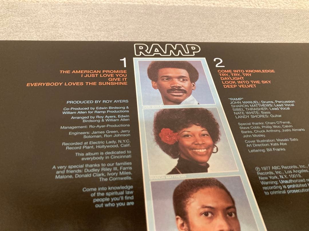 RAMP / Come Into Knowledge LPレコード