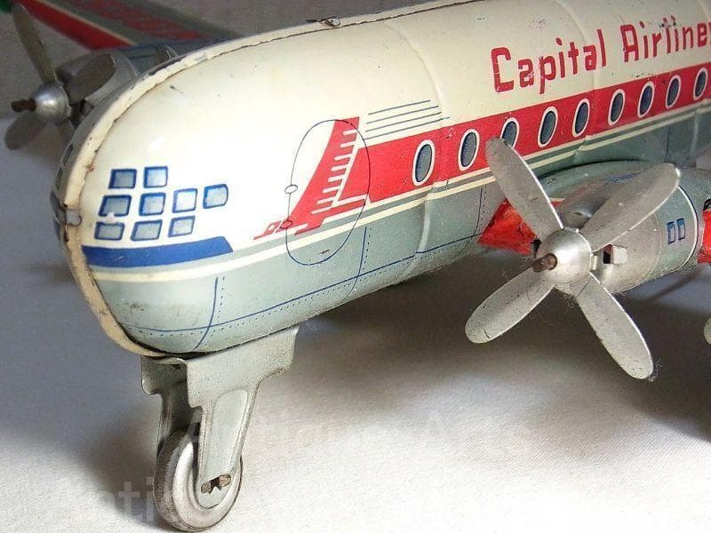 Capital Airlines ブリキのリモコン飛行機 １９５０年代　日本製
