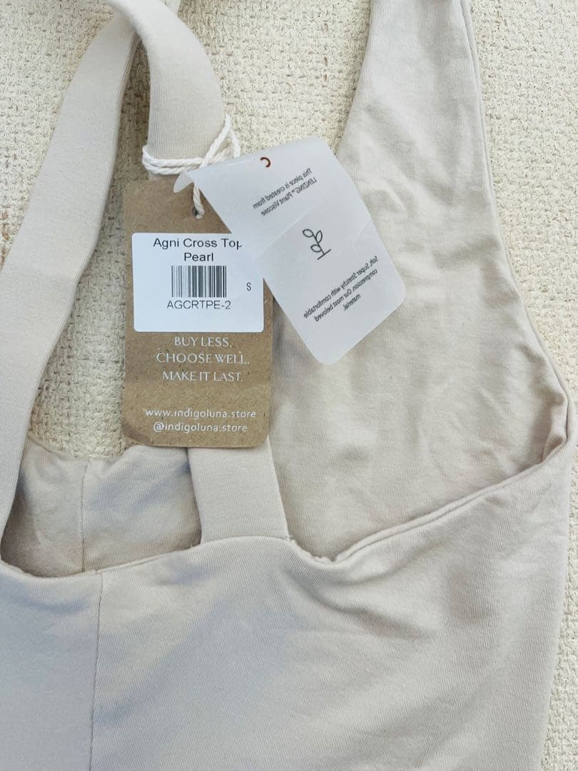 y*o様 新品　Indigo luna ◆Agni Cross Top Pear