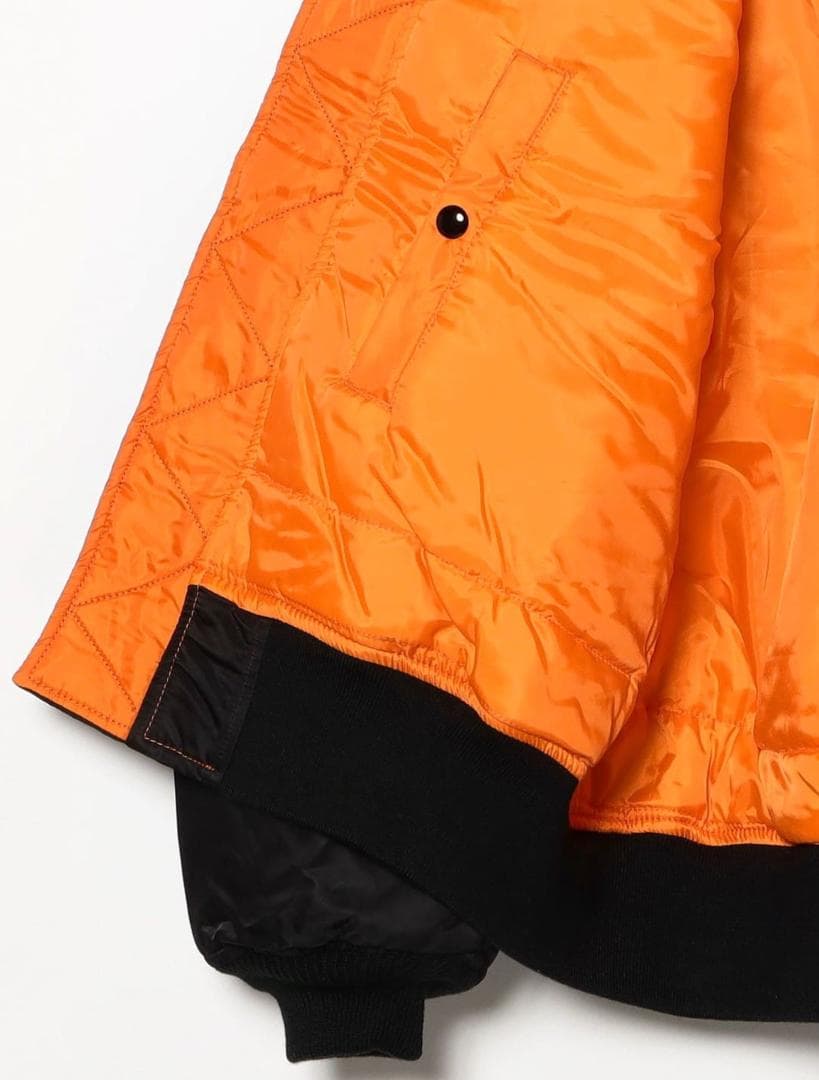 新品 M BEAMS MA-1 ブラック リラックスフィット フライトジャケット