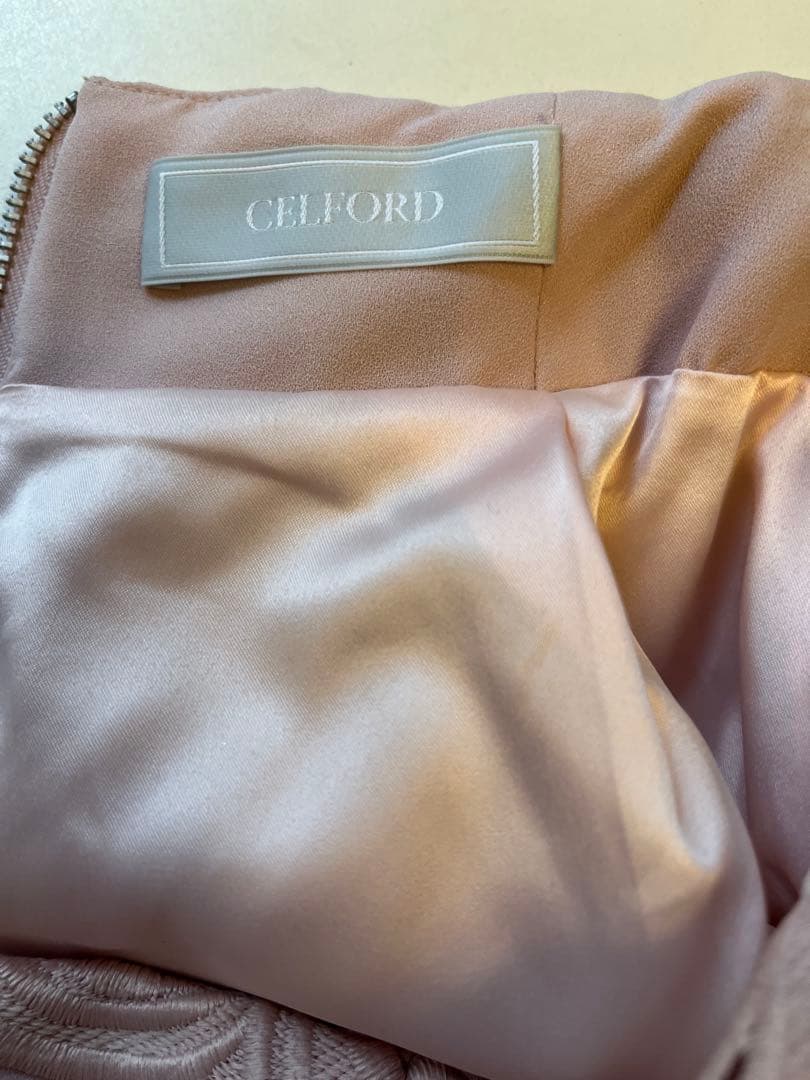 CELFORD 花柄カットアウトスカート 38