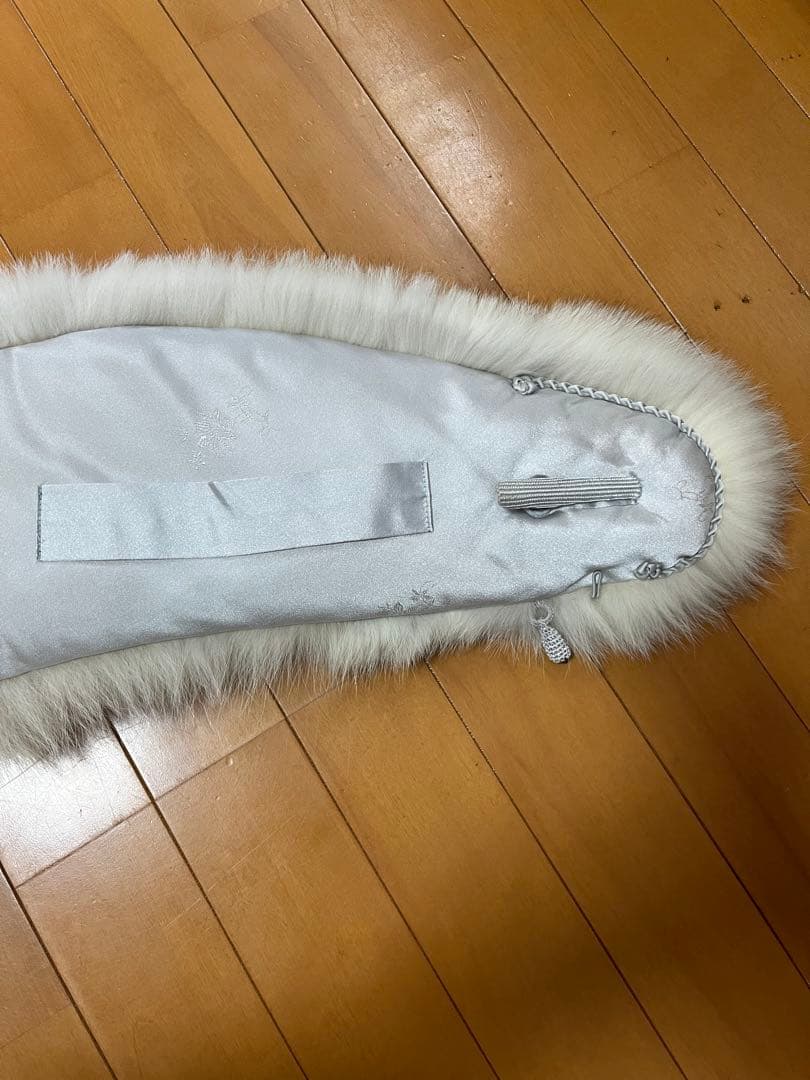 【美品】SAGA FOX 成人式ファー ロングショール