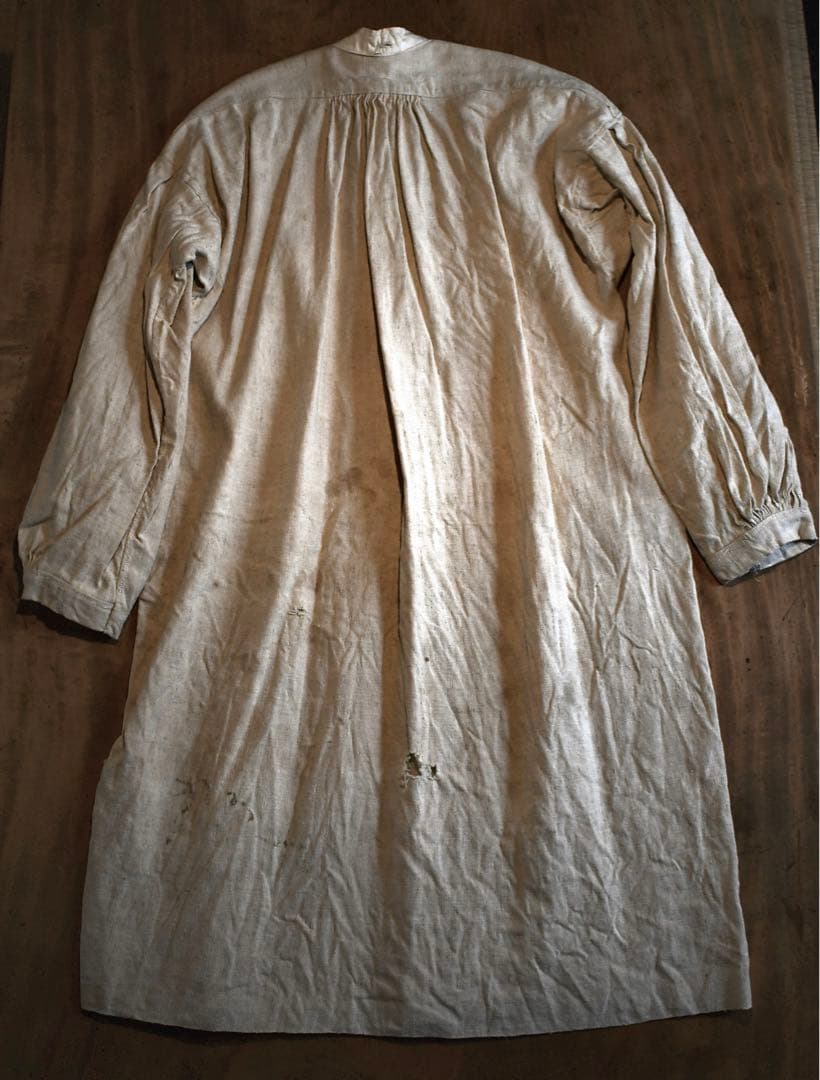 French vintage リネンスモック　1890s 襤褸　klasica