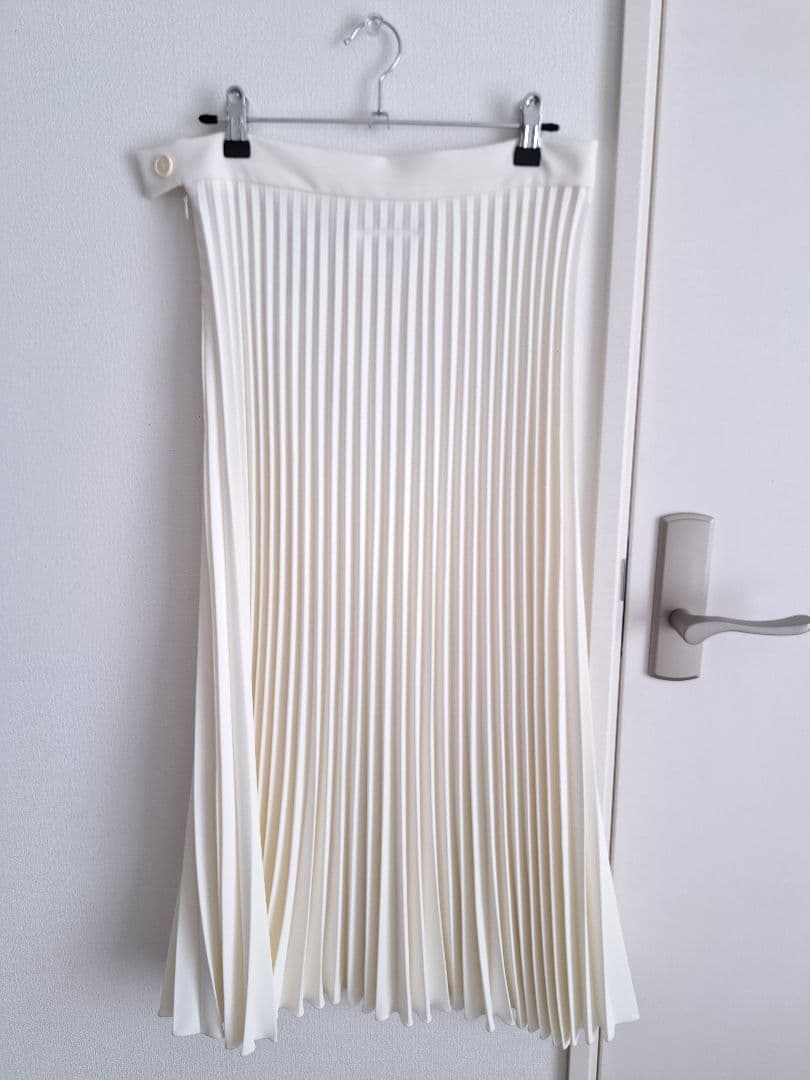 極美品 MM6 Maison Margiela プリーツスカート　ホワイト
