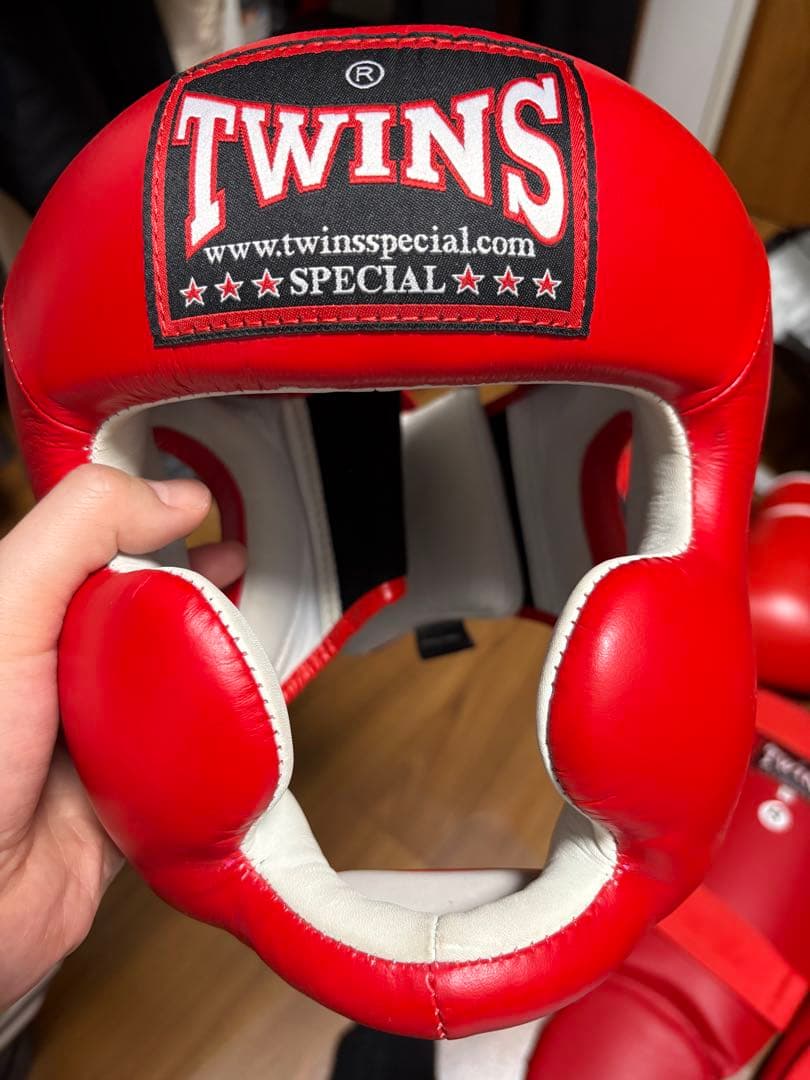 TWINS SPECIAL ヘッドギア レッド Lサイズ